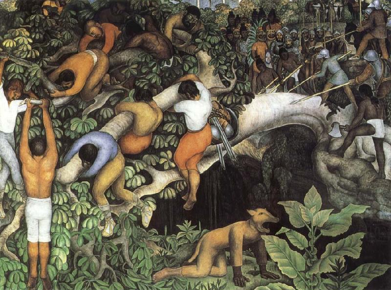 Creep the Crag, Diego Rivera